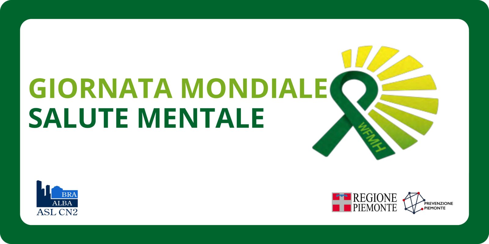 Giornata Mondiale della Salute Mentale - ASL CN2